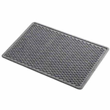 Tapis entrée ultra-absorbant gris anthracite