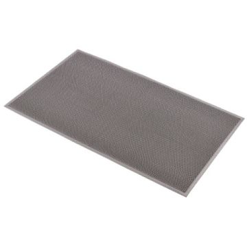 Tapis vinyle anti-dérapant gris