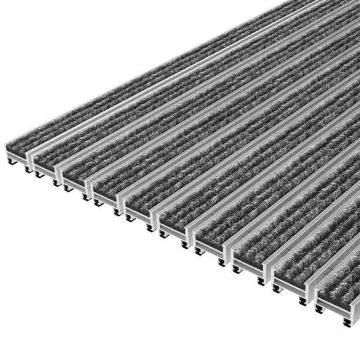 Tapis structure aluminium haute résistance H. 22 mm
