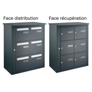 Bloc BAL extérieur double face B6 Bloc BAL extérieur double face B6
