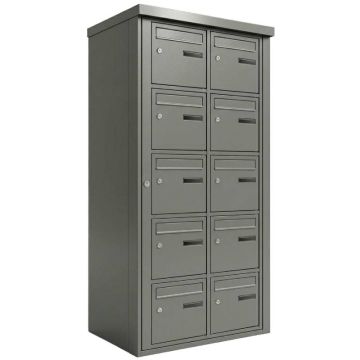 Bloc collectif boîtes aux lettres Oméga extérieur