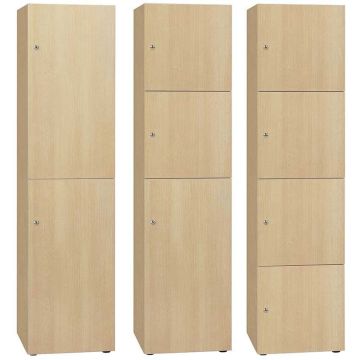 Casier vestiaire Wood - 2, 3 ou 4 cases