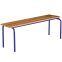Banc école empilable à lames bois