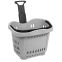 Panier magasin sur roulettes 43L