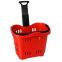 Panier magasin sur roulettes 43L