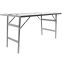 Table marché alu pliante & légère en aluminium