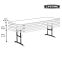 Table pliante ajustable en hauteur Lifetime
