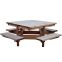Table pique-nique carrée en bois traité