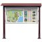 Vitrine Aluminium et Bois sur pieds