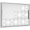Vitrine alu Quality anodisée grand format