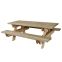 Table pique nique bois Bréhat