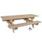 Table pique nique bois Bréhat