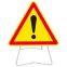 Panneau temporaire sur pied Danger AK14