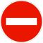 Panneau Sens interdit B1