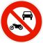 Panneau Interdiction voitures et motos B7a
