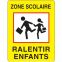 Panneau signalisation Ralentir enfants