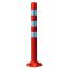 Poteau signalisation flexible