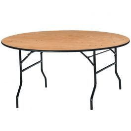 Table pliante en bois de collectivité, table de réception pliante en bois, table  pliante empilable
