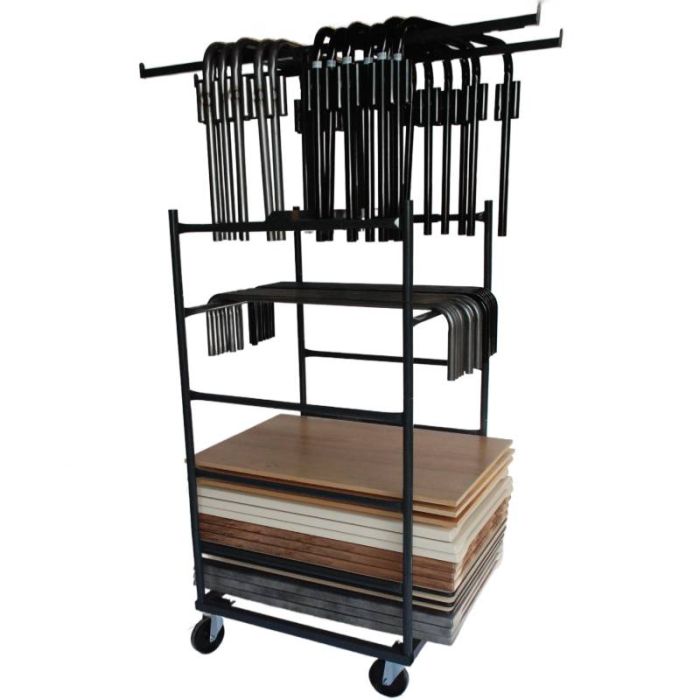 Chariot pour tables Mairietables rectangulaires