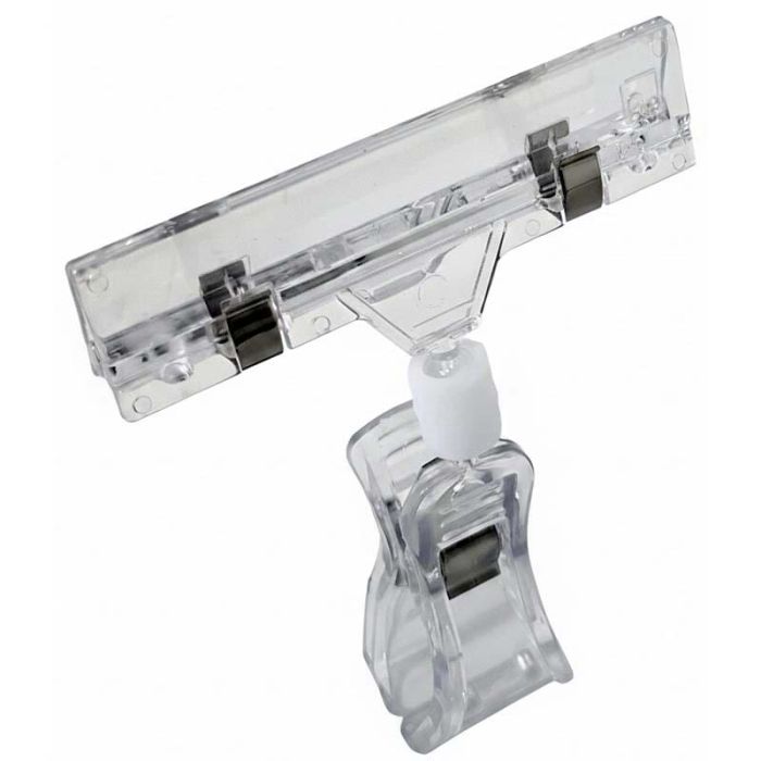 Porte-prix sur pince 80 mm