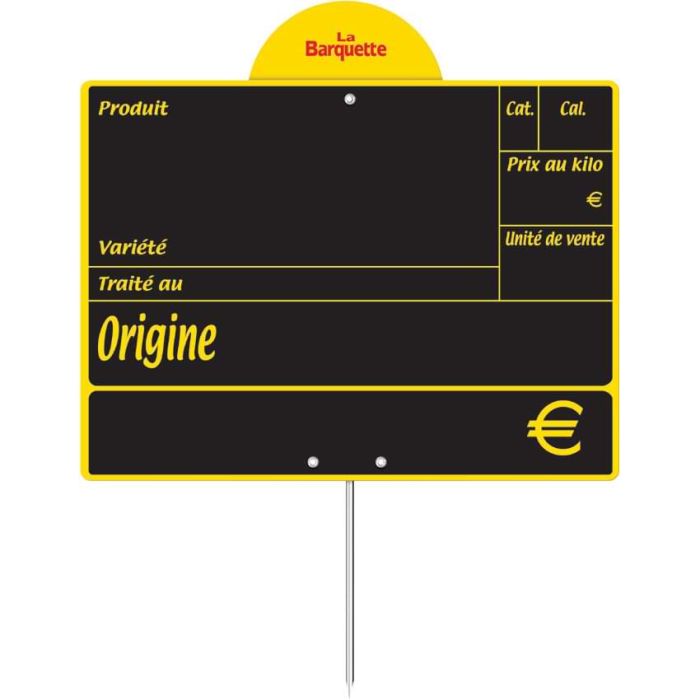 Etiquette avec disque de conditionnement