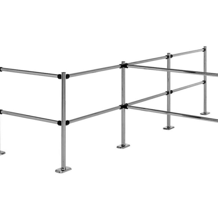 Guidage acier tubulaire chromé