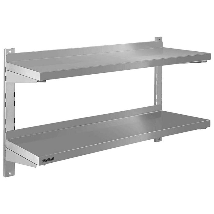 Etagère murale de cuisine inox