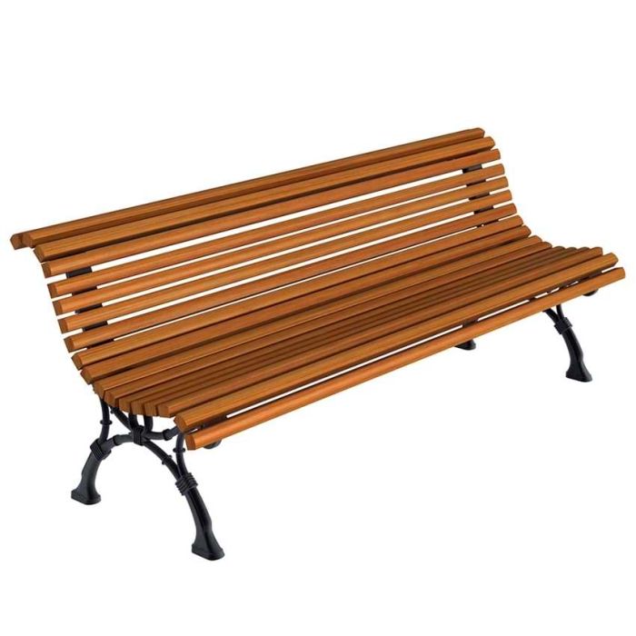Banc jardin public La Baule