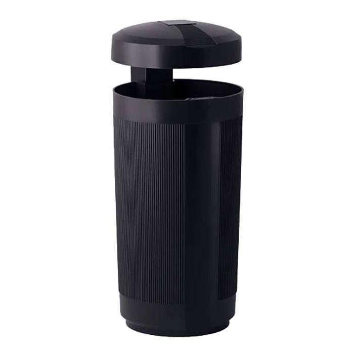 Corbeille extérieure avec auvent 50L