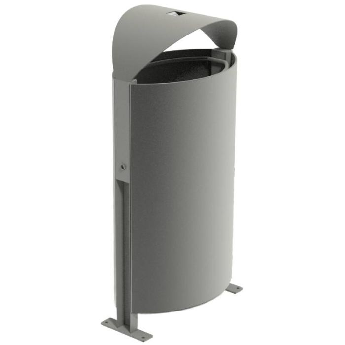 Corbeille acier Villeneuve 100L