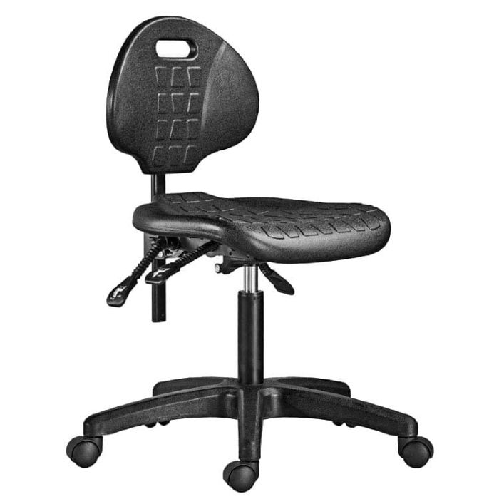 Siège polyuréthane asynchrone sur roulettes