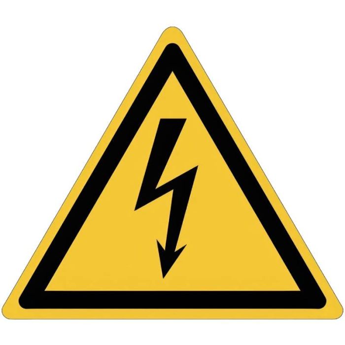 Signalétique Danger Tension Electrique