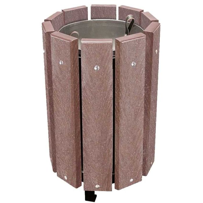 Corbeille matière recyclée 48L