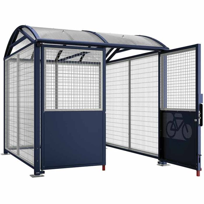 Abri sécurisé voûté - 6 vélos ou 2 motos