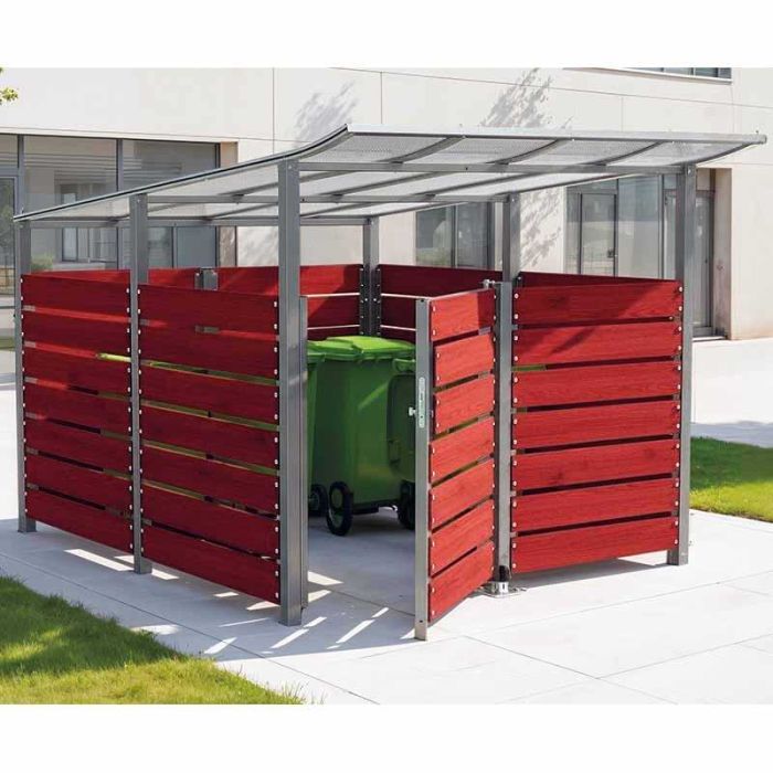 Abri Modulaire pour Conteneurs à Déchets