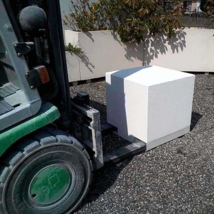 Borne béton mobile déplaçable - Sécurisation temporaire