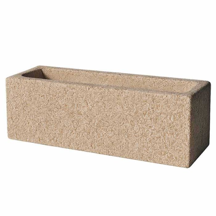 Jardinière béton rectangulaire