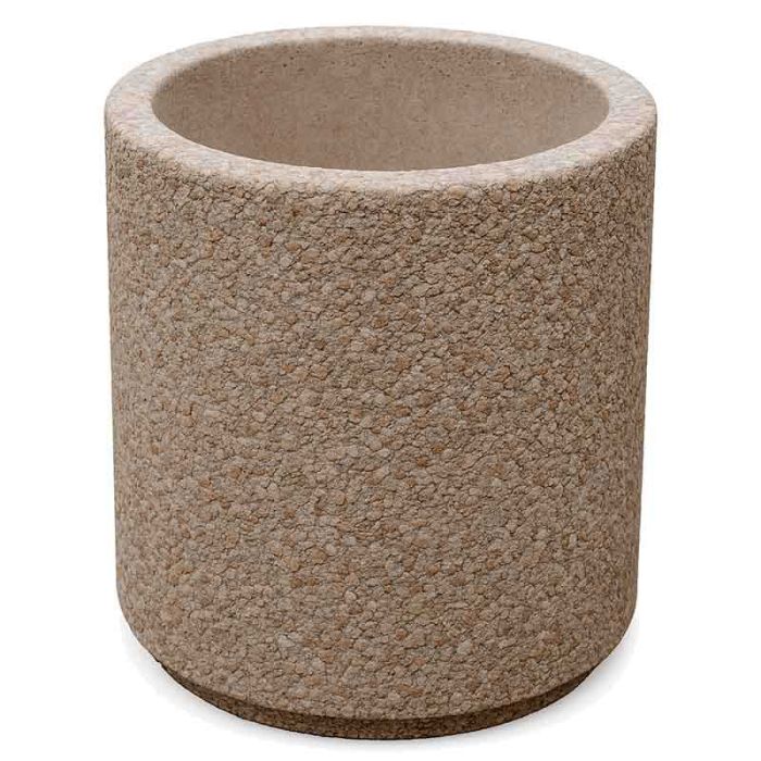 Jardinière béton ronde