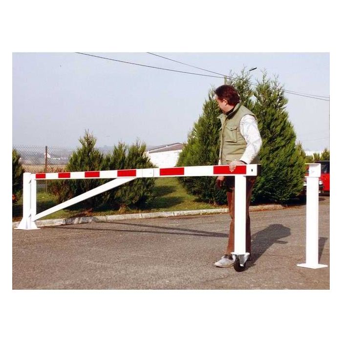 Barrière tournante sur roulette 6 à 8 m