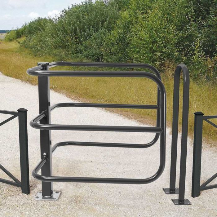 Barrière d'accès sélective tournante