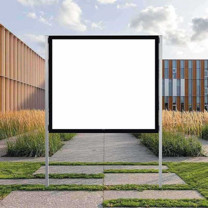 Vitrine affichage sur pieds Edge