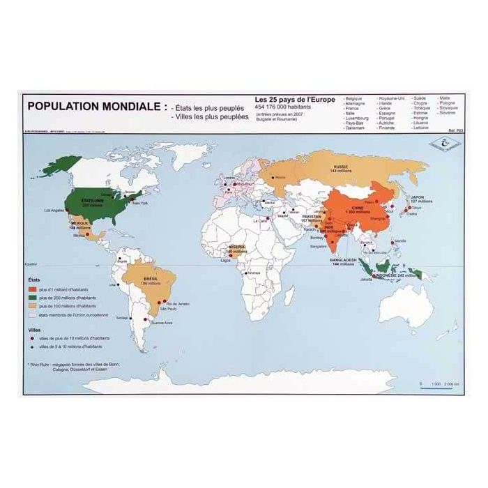 Carte éducative - pédagogique