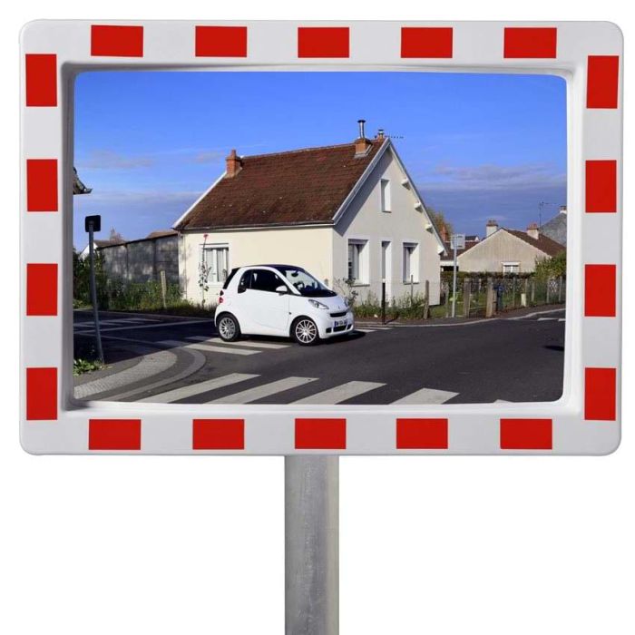 Miroir extérieur rouge blanc Eco-line