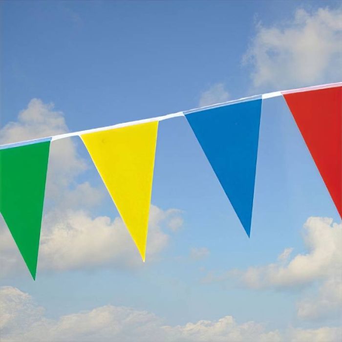 Guirlande festivité fanions multicolores