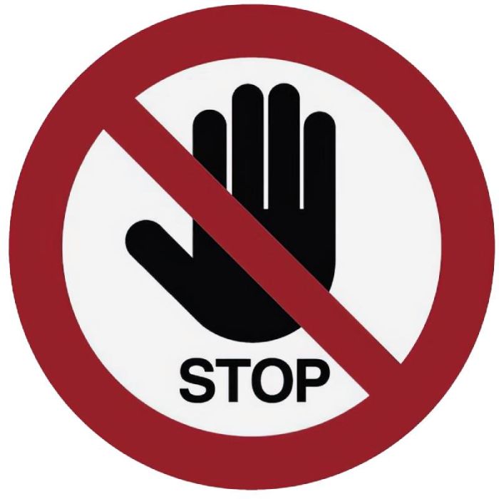 Signalétique Stop - Ne pas s'approcher