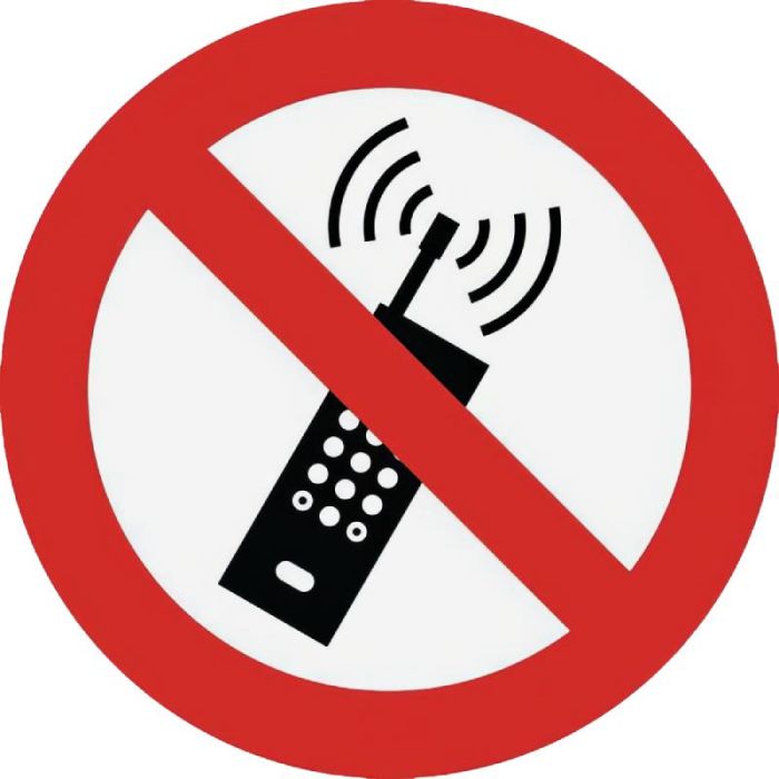 Signalétique Téléphone Mobile Interdit