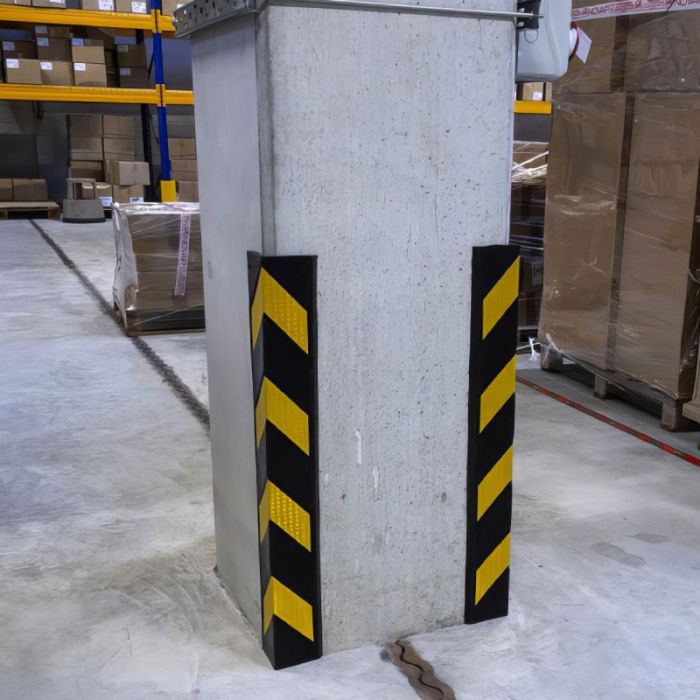 Profilé de protection d'angle caoutchouc