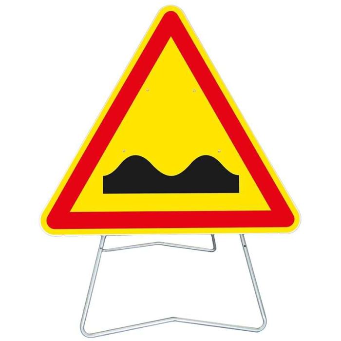 Panneau temporaire sur pied Dos d'âne AK2