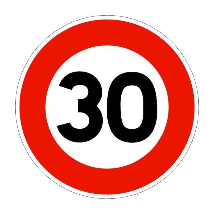 Panneau Limitation de vitesse B14