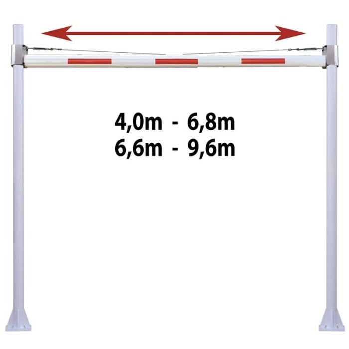 Portique limitation hauteur ajustable
